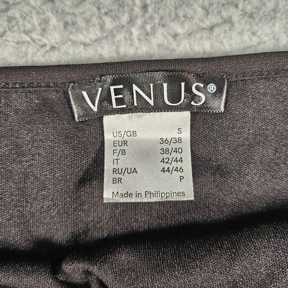 Venus Lace Off Shoulder Top‎ Women S Blue Black Y2K Witchy Whimsygoth Peasant - Picture 4 of 12